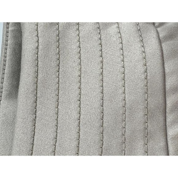 St. John Collection S 4 Skirt Light Tan Soft Fabric Beautiful Fabric/Stitch - Picture 2 of 6